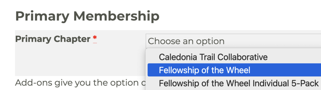 Screenshot from VMBA memmber registration